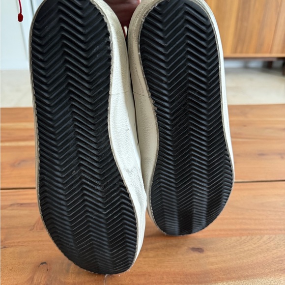 Golden Goose White and Orange Star Sneakers - Picture 7 of 8